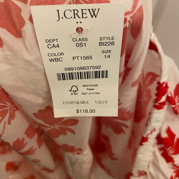 J Crew Factory Size 14 Midi Dress - Picture 7 of 7